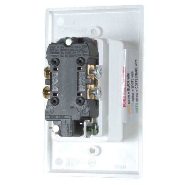 Main product image for Vanco Rapid Link Power Recessed Power Outlet Kit White 261-175